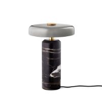 Bild von Design By Us Trip Tragbare Lampe H: 21 cm – Aschemarmor/Grau