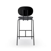 Bild von Sibast Furniture Piet Hein Barstuhl SH: 75 cm Schwarz – Eiche Schwarz/Dünen Anthrazit