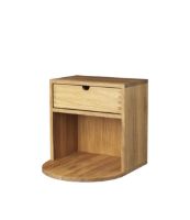 Bild von FDB Furniture B99 Radius Wandschrank H: 35 cm – Massive Eiche