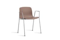 Bild von HAY AAC 18 About A Chair SH: 46 cm – Verchromter Stahl/Ziegel