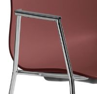 Bild von HAY AAC 18 About A Chair SH: 46 cm – Verchromter Stahl/Ziegel