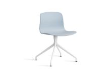 Bild von HAY AAC 10 About A Chair SH: 46 cm – Weiß pulverbeschichtetes Aluminium/Schieferblau