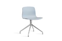 Bild von HAY AAC 10 About A Chair SH: 46 cm – Poliertes Aluminium/Schieferblau