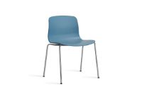 Bild von HAY AAC 16 About A Chair SH: 46 cm – Verchromter Stahl/Azurblau