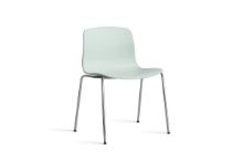 Bild von HAY AAC 16 About A Chair SH: 46 cm – Verchromter Stahl/Dusty Mint