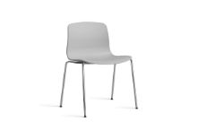 Bild von HAY AAC 16 About A Chair SH: 46 cm – Verchromter Stahl/Soft Brick