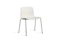 Bild von HAY AAC 16 About A Chair SH: 46 cm – Verchromter Stahl/Melange-Creme