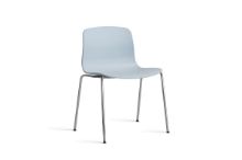 Bild von HAY AAC 16 About A Chair SH: 46 cm – Verchromter Stahl/Schieferblau