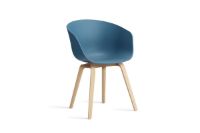 Bild von HAY AAC 22 About A Chair SH: 46 cm – Eichenfurnier geseift/Azurblau