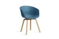 Bild von HAY AAC 22 About A Chair SH: 46 cm – Lackiertes Eichenfurnier/Azurblau