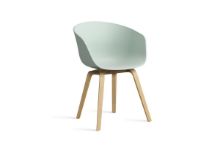 Bild von HAY AAC 22 About A Chair SH: 46 cm – Lackiertes Eichenfurnier/Dusty Mint
