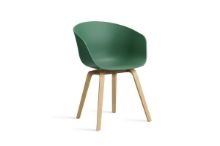Bild von HAY AAC 22 About A Chair SH: 46 cm – Lackiertes Eichenfurnier/Blaugrün