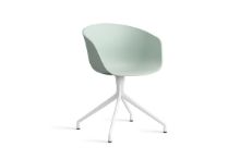 Bild von HAY AAC 20 About A Chair SH: 46 cm – Weiß pulverbeschichtetes Aluminium/Dusty Mint