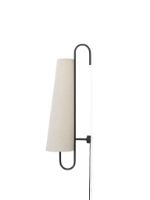 Bild von Ferm Living Ancora Wandleuchte 100 H: 98,5 cm - Schwarz/Natur