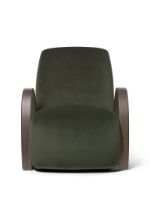 Bild von Ferm Living Buur Lounge Chair Rich Velvet H: 87 cm – Kiefer