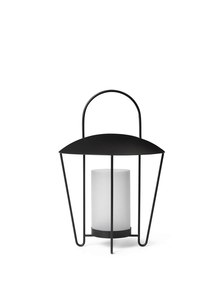 Bild von Ferm Living Abri Laterne H: 44,5 cm - Schwarz