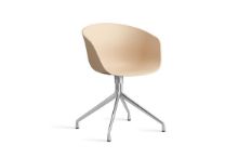 Bild von HAY AAC 20 About A Chair SH: 46 cm – Poliertes Aluminium/Pale Peach