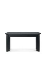 Bild von Ferm Living Bevel Bench B: 90 cm – Schwarz geölte Buche