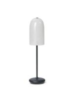 Bild von Ferm Living Gry Tischlampe H: 44,3 cm - Schwarz/Durchscheinend