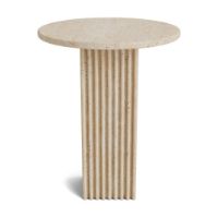 Bild von NORR11 Soho Couchtisch hoch H: 50 cm – Travertin