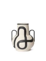 Bild von Ferm Living Trace Vase H: 37,5 cm – gebrochenes Weiß