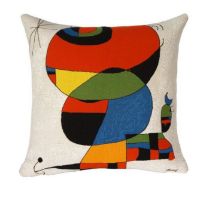 Bild von Poulin Design MIRÓ Pude 45x45 cm - Woman Bird Star (Auszug Nr. 1)