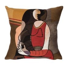 Bild von Poulin Design Picasso Pude 45x45 cm - Sitzende Frau (1927)