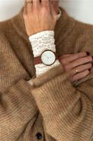 Bild von Hemverk-Armbanduhr Ø: 40 mm – Leder Graham Warm Grey/Vintage Cognac