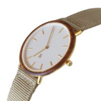 Bild von Hemverk-Armbanduhr Ø: 40 mm – Graham Warm Grey/Taupe Nylon