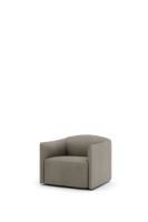 Bild von New Works Shore Lounge Chair, verlängerte Basis, SH: 38 cm – Marlon/Taupe