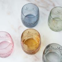 Bild von Frederik Bagger Crispy Aqua Wasserglas 2 Stück 23 cl - Smaragd/Grün