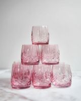 Bild von Frederik Bagger Crispy Aqua Wasserglas 2 Stück 23 cl - Topas/Pink
