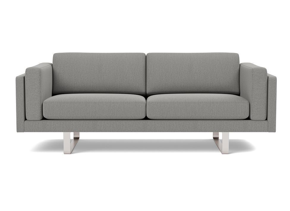 Bild von Erik Jørgensen EJ 280 2 Pers. Sofa 86 L: 210 cm – Bardal 110/Gebürstetes Chrom