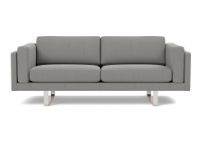 Bild von Erik Jørgensen EJ 280 2 Pers. Sofa 86 L: 210 cm – Bardal 110/Gebürstetes Chrom