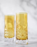 Bild von Frederik Bagger Crispy Highball Glas 2stk 37 cl - Citrin/Bernstein