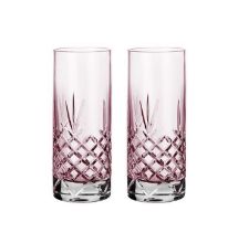 Bild von Frederik Bagger Crispy Highball Glas 2stk 37 cl - Topaz/Pink