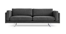 Bild von Erik Jørgensen EJ 280 2 Pers. Sofa 100 L: 240 cm – Bardal 160/Gebürstetes Chrom