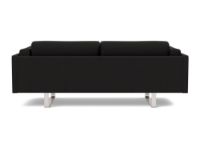 Bild von Erik Jørgensen EJ 280 2 Pers. Sofa 86 L: 210 cm – Njord Dunkelgrau/Gebürstetes Chrom