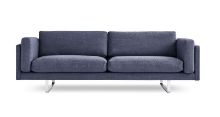 Bild von Erik Jørgensen EJ 280 2 Pers. Sofa 100 L: 240 cm – Bardal 780/Gebürstetes Chrom