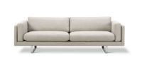 Bild von Erik Jørgensen EJ 280 2 Pers. Sofa 86 L: 210 cm – Njord Beige/Gebürstetes Chrom