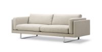 Bild von Erik Jørgensen EJ 280 2 Pers. Sofa 86 L: 210 cm – Njord Beige/Gebürstetes Chrom