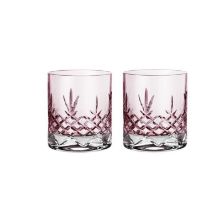 Bild von Frederik Bagger Crispy Lowball Glas 2stk 38 cl - Topaz/Pink