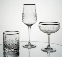 Bild von Frederik Bagger Crispy Platinum Madame Glas 2St. 35 cl – Platin/Klar