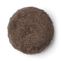 Bild von Natures Collection Pude New Zealand Short-Wool Ø: 40 cm – Taupe