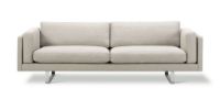 Bild von Erik Jørgensen EJ 280 2 Pers. Sofa 100 L: 240 cm – Njord Beige/Gebürstetes Chrom