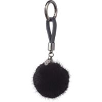 Bild von Natures Collection Nerz Pom Pom Nøglering 7 cm - Schwarz