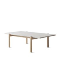 Bild von Eberhart Furniture Eugene Couchtisch 70x125 cm - Heller Beton/Helle Eiche