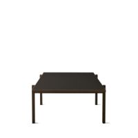 Bild von Eberhart Furniture Eugene Couchtisch 70 x 125 cm – Eisen-Linoleum/Dunkle Eiche