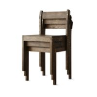 Bild von Eberhart Furniture Thibault Esszimmerstuhl SH: 46 cm – Dunkle Eiche