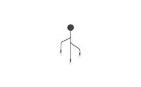 Bild von Normann Copenhagen Growth Wandleuchte H: 73 cm - Schwarz